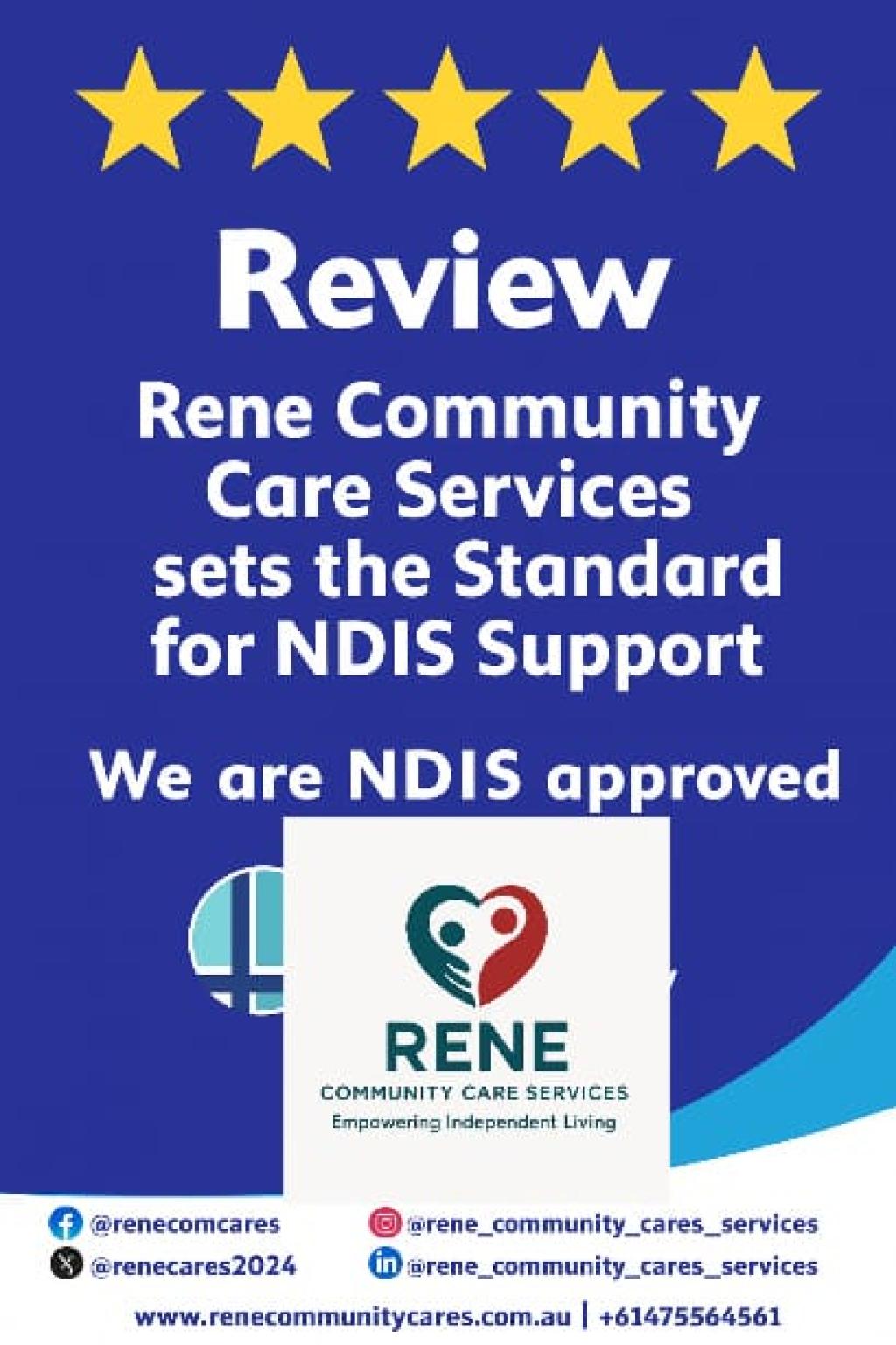 Review: Rene Community Care Services Sets the Standard for NDIS Support